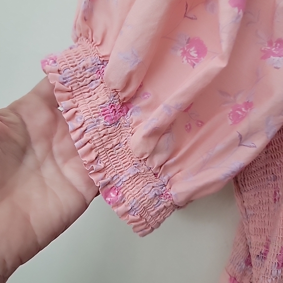 LoveShackFancy X Target Simone Pink Tiered Ruffle Maxi Dress - Picture 10 of 15